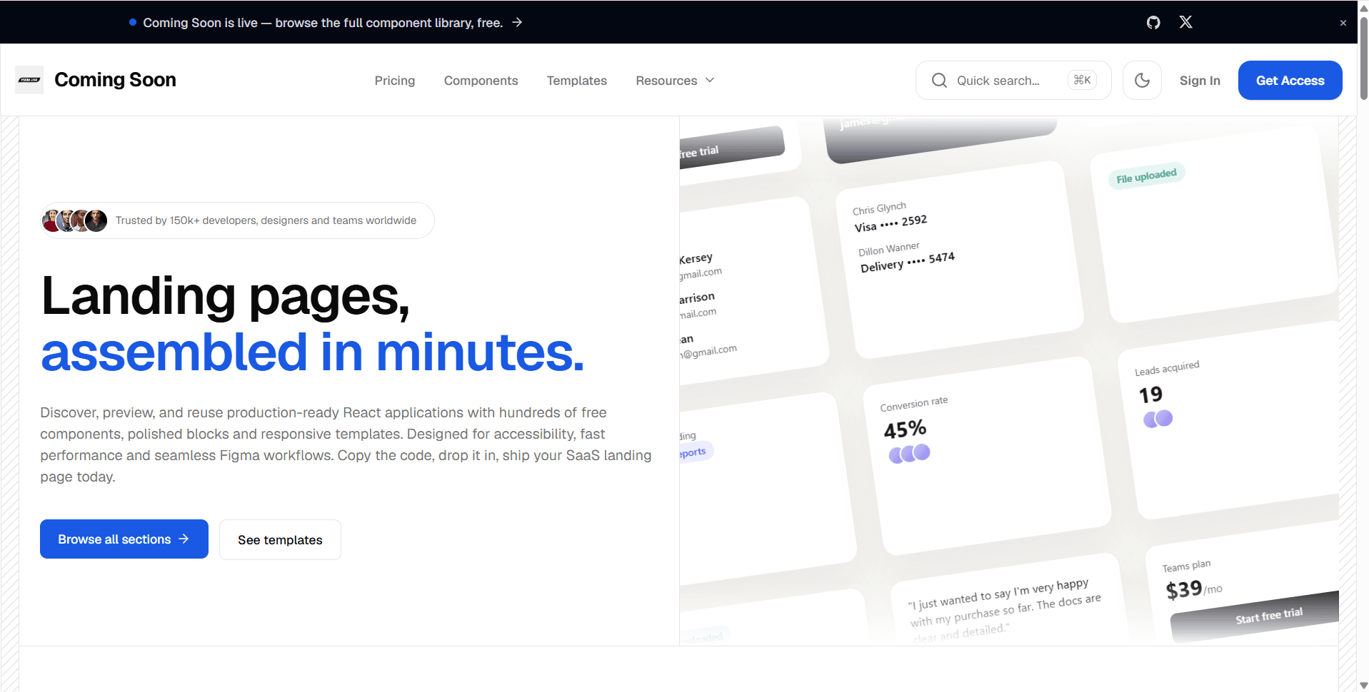 UI Component Library